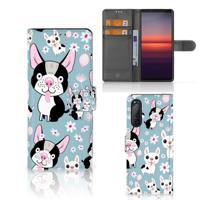 Sony Xperia 5II | Telefoonhoesje | Met pasjeshouder | Hondjes - thumbnail