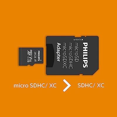 Geheugenkaart Philips micro SDXC Class 10 UHS-I U1 128GB