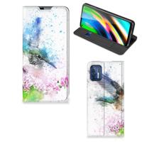 Bookcase Motorola Moto G9 Plus Vogel - thumbnail