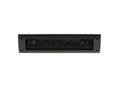 Avenue Brievenbus Briefplaat Binnen Zonder Klep - Kunststof - Zwart - 35x12x4cm