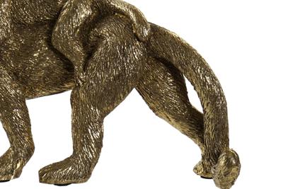 Decoratieve figuren DKD Home Decor FZ-93395 Wit Gouden Hars Rechthoekig Koloniaal Modern 26 x 6 x 12 cm