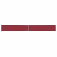 VidaXL Tuinscherm uittrekbaar 170x1200 cm rood - thumbnail