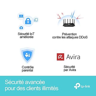 TP-Link Archer AX73 AX5400 Dual-Band Wifi 6 Router Router Zwart