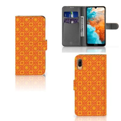 Huawei Y6 (2019) | Telefoon Hoesje | Batik Oranje Huawei Y6 (2019) | Telefoon Hoesje | Batik Oranje