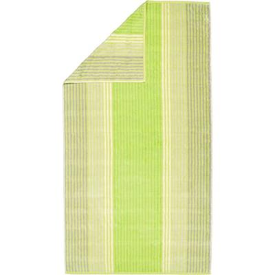 Cawö Cawö Cashmere Streifen Badlaken Kiwi 80x150