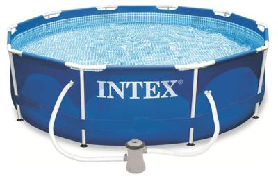 Zwembad Verwijderbaar Intex 28202GN 305 x 76 x 305 cm Blauw 4485 L Zwembad Verwijderbaar Intex 28202GN 305 x 76 x 305 cm Blauw 4485 L