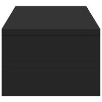 VidaXL Monitorstandaard 54x22x15 cm bewerkt hout zwart - thumbnail