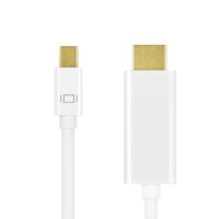 LogiLink CV0123 DisplayPort kabel 2 m Mini DisplayPort HDMI Wit - thumbnail