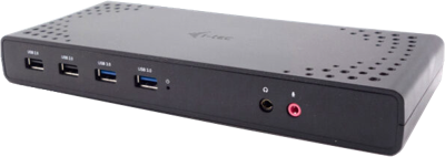 i-tec USB 3.0 / USB-C / Thunderbolt Dual Display Docking Station + Power Delivery 100W