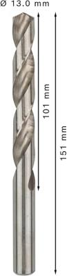 Bosch Accessoires Metaalboren HSS-G, Standard 13 x 101 x 151 mm 5st - 2608595083 Bosch Accessoires Metaalboren HSS-G, Standard 13 x 101 x 151 mm 5st - 2608595083