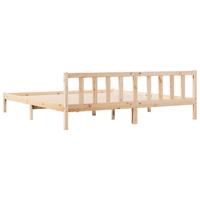 Bedframe extra lang zonder matras massief grenenhout 180x220 cm - thumbnail