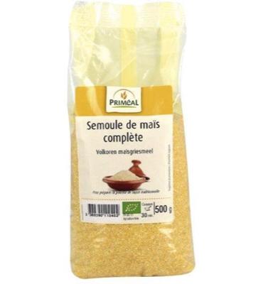 Primeal Polenta fijn volkoren maismeel bio 500 Gram