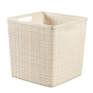 Curver jute mandje cube 17l offwhite Curver jute mandje cube 17l offwhite