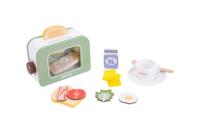 Dorjee broodrooster met timer hout - thumbnail