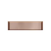 Hotbath &More Inbouwnis - 30 x 120 x 10 cm - Frameless - met LED-verlichting - Geborsteld Koper PVD - thumbnail
