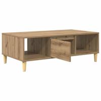 artisanaal eikenkleurig 103.5 x 60 x 35 cm Bewerkt hout - thumbnail