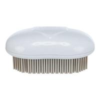 TRIXIE TEXTIELBORSTEL ZWART / TURQUOISE 7X10 CM - thumbnail