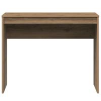 Bureau 90x40x72 cm bewerkt hout artisanaal eikenkleur - thumbnail