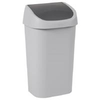 Curver Mistral afvalbak swing 50 liter soft grey - thumbnail
