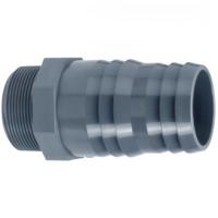 PVC slangtule met buitendraad - 1" x 30 - 32 mm - thumbnail