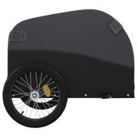 Fietstrailer 45 kg ijzer zwart - thumbnail