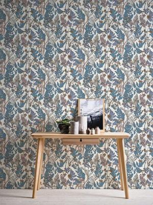 Architects Paper Floral Impression - Blauw - Bloemrijk - 377517