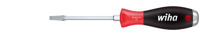 Wiha Schlitzschraubendreher Stahlk. 6,5x1,2x125mm 6k-K SoftFinish Werkplaats Platte schroevendraaier Kopbreedte: 6.5 mm Koplengte: 125 mm DIN ISO 2380