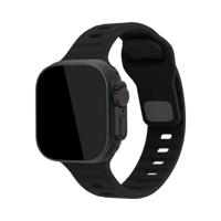 Mobilize Silicon Watch Band - Sports - for Apple 42/44/45/49mm - Black - thumbnail