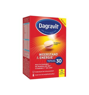 Dagravit Totaal 30 Abwehrkräfte & Energie 50 Tabletten