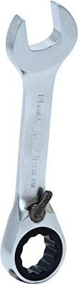 KS Tools 503.4637 503.4637 Steek-ringratelsleutel Sleutelbreedte (metrisch) 14 mm