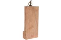 Decoratieve figuren Home ESPRIT Bruin Zilverkleurig Natuurlijk 15 x 10 x 39 cm - thumbnail