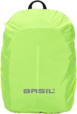 Basil b-safe commuter nordlicht - moderne fietsrugzak voor elektrische fietsen - 18l - groen - unisex - met led-verlichting
