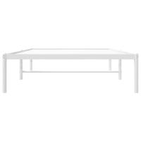 Bedframe metaal wit 100x190 cm - thumbnail