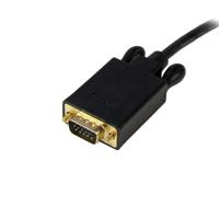 Adapter DisplayPort naar VGA Startech DP2VGAMM10B 3 m Zwart - thumbnail