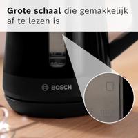 Bosch TWK1M123 waterkoker 1,7 l 2400 W Zwart - thumbnail