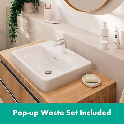 Hansgrohe Vernis Blend wastafelkraan 89 coolstart met waste chroom 71584000