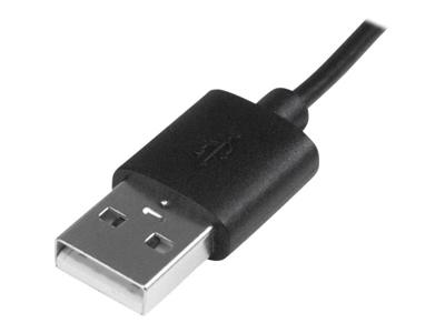 StarTech.com Micro USB-kabel van 1 m met LED-laadindicator - st/st - USB naar Micro USB-kabel