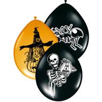 Halloween ballonnen 30cm 8 stuks - thumbnail