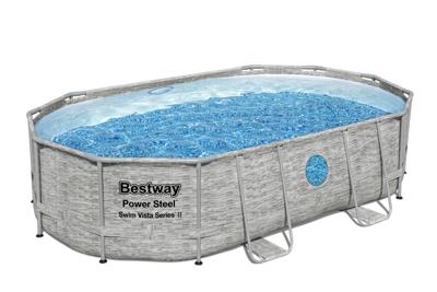 Bestway Power Steel Zwembadset 488x305x107 cm