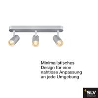 SLV 1002978 NOBLO LED-plafondlamp LED vast ingebouwd 24 W Zilver - thumbnail
