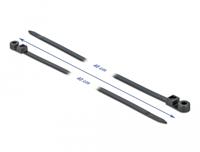 DeLOCK 18953 kabelbinder Parallel entry cable tie Polyamide Zwart 10 stuk(s) - thumbnail