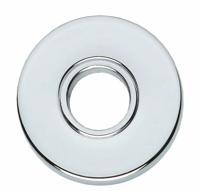 Rozetten messing verdekt ø50x8mm messing verchroomd - thumbnail