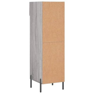 Schoenenkast 30x35x105 cm bewerkt hout grijs sonoma eikenkleur Schoenenkast 30x35x105 cm bewerkt hout grijs sonoma eikenkleur