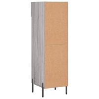 Schoenenkast 30x35x105 cm bewerkt hout grijs sonoma eikenkleur - thumbnail