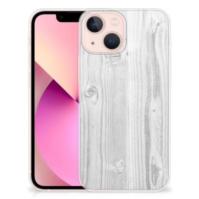 iPhone 13 mini | Bumper Hoesje | White Wood iPhone 13 mini | Bumper Hoesje | White Wood