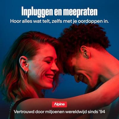 Alpine Partyplug Pro Transparant (2025) gehoorbescherming
