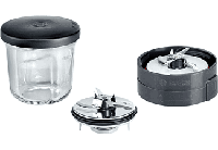 Bosch Haushalt MUZ45XCG1 Hakmachine Transparant, Zwart - thumbnail