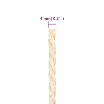 VidaXL Touw 4 mm 100 m 100% sisal - thumbnail