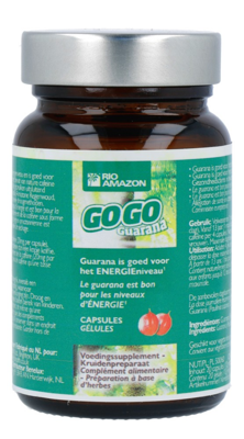 RIO Gogo guarana 500mg 10 dagen 20 Capsules