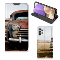 Samsung Galaxy A32 5G Stand Case Vintage Auto - thumbnail